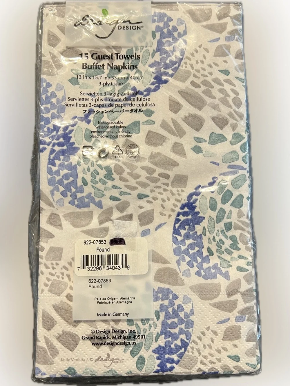 🔴New Design Design 3-Ply Paper Dinner Buffet Guest Napkins Bundle 15-Count